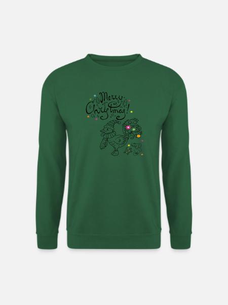 Weihnachtshuhn - Unisex Pullover - Grün