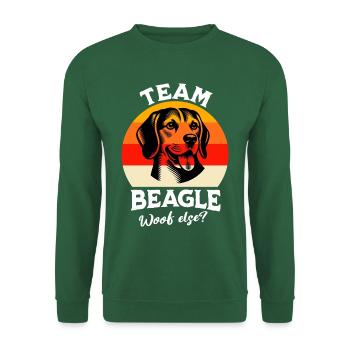 Team Beagle - Unisex Pullover - Grün - Vorne