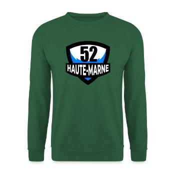 52 Haute-Marne - Unisex Pullover - Grün - Vorne