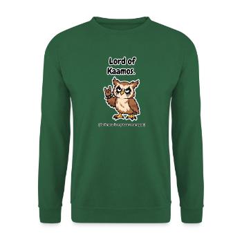 Herr von Kaamos Schwarzmetall-Eule - Unisex Pullover - Grün - Vorne