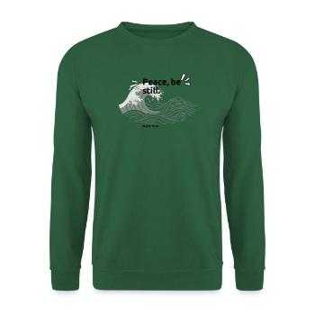Markus 4,39 Friede, sei still. - Unisex Pullover - Grün - Vorne