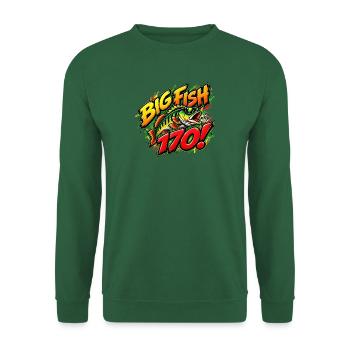 170_Big_Fish_Dart - Unisex Pullover - Grün - Vorne