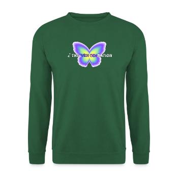 Y2K Schmetterling - New Generation - Unisex Pullover - Grün - Vorne