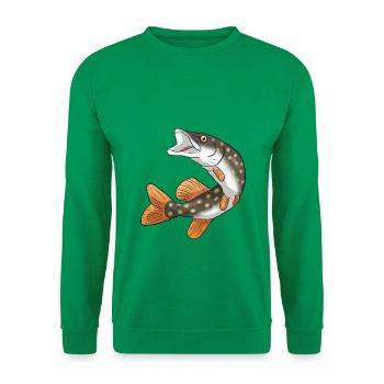 Hecht - Unisex Pullover - Kelly Green - Vorne