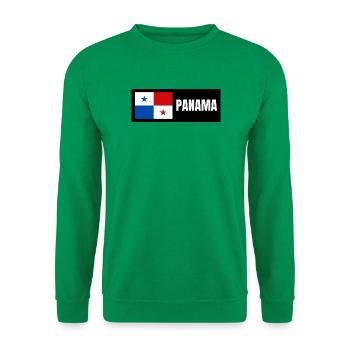 Panama Flagge - Unisex Pullover - Kelly Green - Vorne