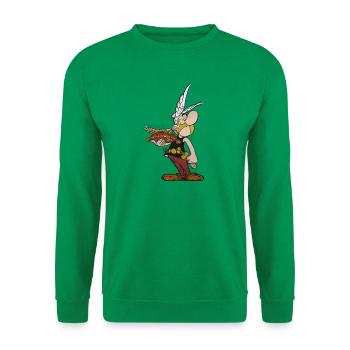 Asterix Präsentiert Den Goldenen Lorbeer - Unisex Pullover - Kelly Green - Vorne