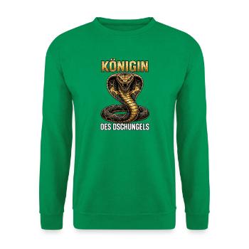 11% Kobra  - Unisex Pullover - Kelly Green - Vorne