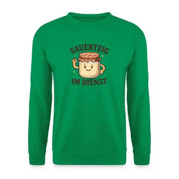 Geschenk für neue Sauerteig-Hobbybäcker - Unisex Pullover - Kelly Green - Vorne