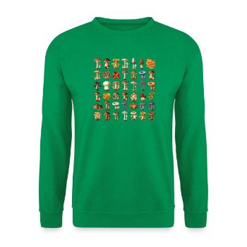 Pilze der Welt - Unisex Pullover - Kelly Green - Vorne