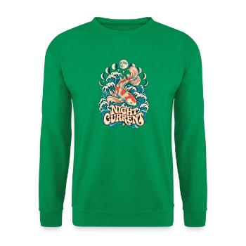 Nachtstrom Koi Woge - Unisex Pullover - Kelly Green - Vorne
