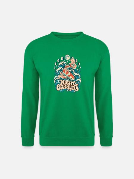 Nachtstrom Koi Woge - Unisex Pullover - Kelly Green