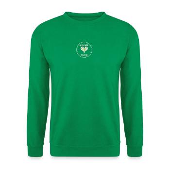 Padel Club Logo - Unisex Pullover - Kelly Green - Vorne