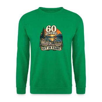 60 Jahre Gut in Fahrt - Unisex Pullover - Kelly Green - Vorne