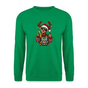 Ugly Christmas - Unisex Pullover - Kelly Green - Vorne