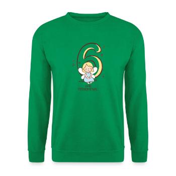 6 Jahre feenomenal: kleine Fee vor der 6 - Unisex Pullover - Kelly Green - Vorne