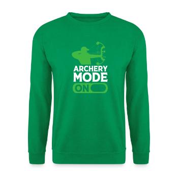 Bogenschießen Bogen Bogenschütze - Unisex Pullover - Kelly Green - Vorne