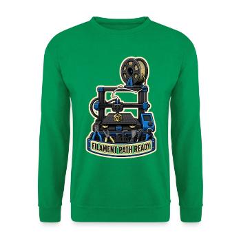 FILAMENT PATH READY - Unisex Pullover - Kelly Green - Vorne
