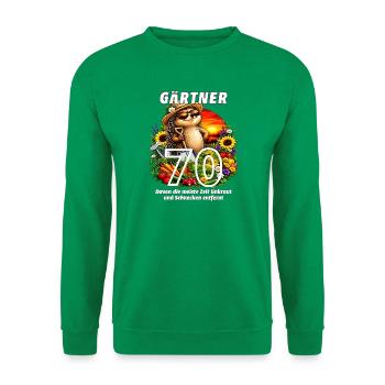 Gärtner Unkraut und Schnecken entfernt 70 - Unisex Pullover - Kelly Green - Vorne