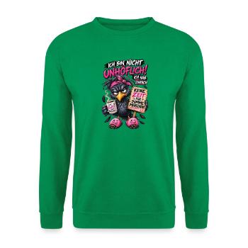 Ich bin nicht Unhöflich - Unisex Pullover - Kelly Green - Vorne