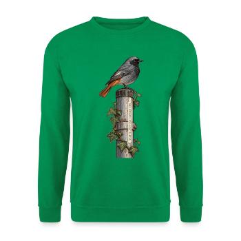 Hausrotschwanz – Der nächste Bus kann warten - Unisex Pullover - Kelly Green - Vorne