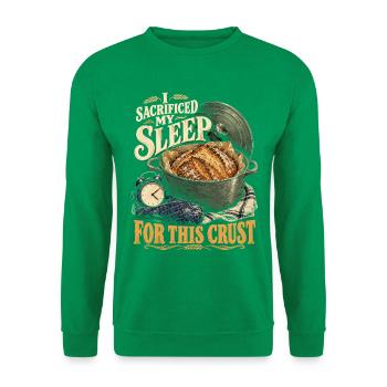 Sauerteig Bäcker Brot Backen - Unisex Pullover - Kelly Green - Vorne