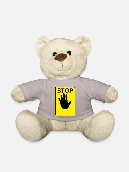 Stop Schild Logo - Teddy - Taupe