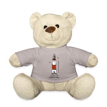 JUSSARÖ LEUCHTTURM Marine Textilien und Geschenke - Teddy - Taupe - Vorne