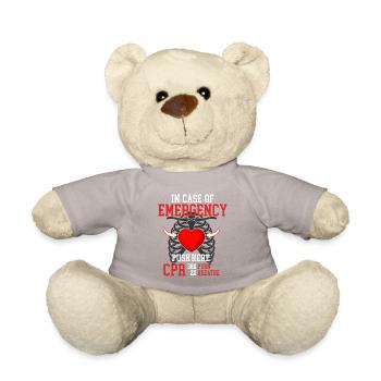 Im Notfall-Push hier – CPR, Paramedic, EMT, - Teddy - Taupe - Vorne