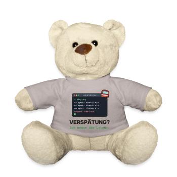 Latenz Lacher: Ping Verspätung - Teddy - Taupe - Vorne