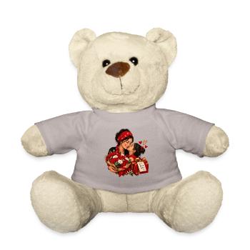 İyi ki Varsın Anne Türkische Mutter Tochter Liebe - Teddy - Taupe - Vorne