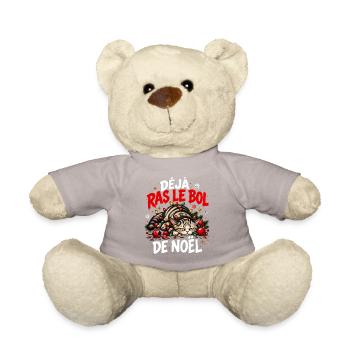 Ich habe schon die Nase voll von Weihnachten - Teddy - Taupe - Vorne