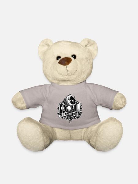 Professioneller Schlafloser (Schwarzweiß) - Teddy - Taupe