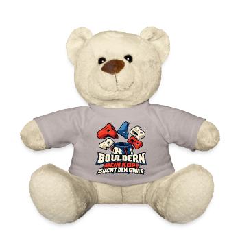Bouldern – Mein Kopf sucht den Griff - Teddy - Taupe - Vorne