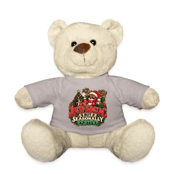 Asoziales, aber saisonal festliches Rentier - Teddy - Taupe - Vorne