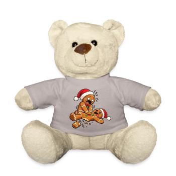 Lebkuchen Reanimation - Weihnachten - Teddy - Taupe - Vorne