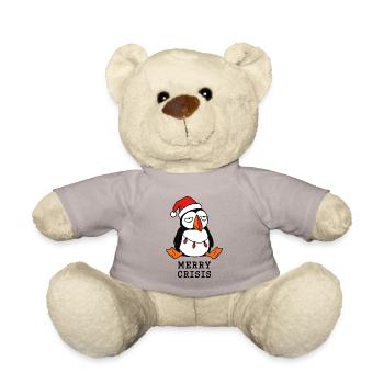 Fröhliche Weihnachtskrise Meme Lustiger Papageientaucher - Teddy - Taupe - Vorne