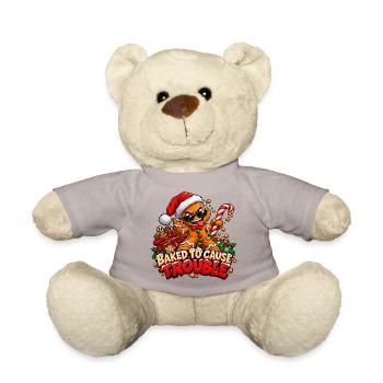 Lebkuchen-Bully – Weihnachts-Unruhestifter - Teddy - Taupe - Vorne