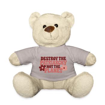 Destroy The Patriarchy Not The Planet - Teddy - Taupe - Vorne