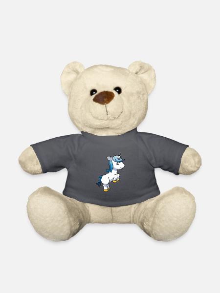 Einhorn - Teddy - Anthrazit