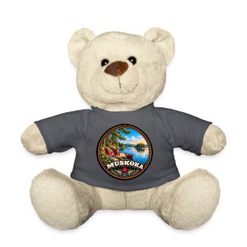 Muskoka Kanada Natur Wald Landschaft Urlaub - Teddy - Anthrazit - Vorne