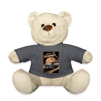 Sonnenuntergang mit dem Sommer-Oldtimer - Teddy - Anthrazit - Vorne