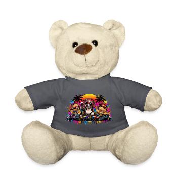 Pawplay Party DJ Dogs - Teddy - Anthrazit - Vorne