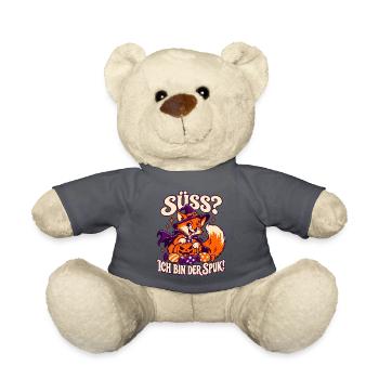 Süß ich bin der Spuk Fuchs - Teddy - Anthrazit - Vorne