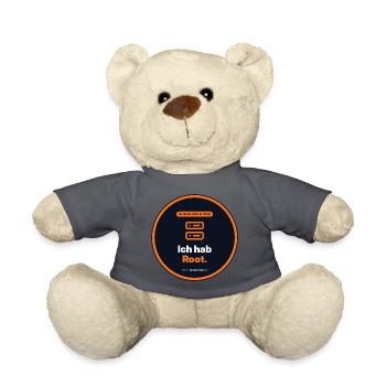 Ich Hab Root. Linux Admin Shirt - Teddy - Anthrazit - Vorne