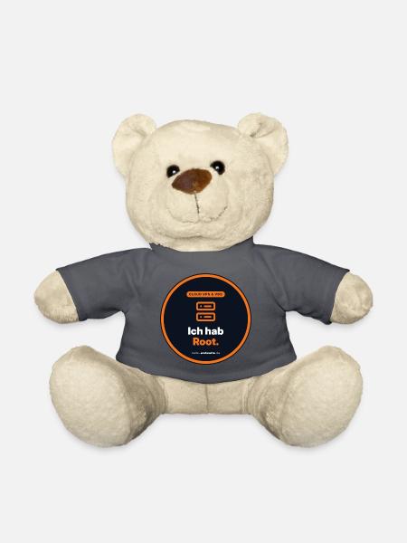 Ich Hab Root. Linux Admin Shirt - Teddy - Anthrazit
