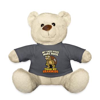 Meine Knie machen mehr Lärm als die meiner Enkelkinder Komisch - Teddy - Anthrazit - Vorne