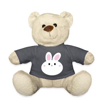 Süßes Kawaii-Kaninchen - Teddy - Anthrazit - Vorne