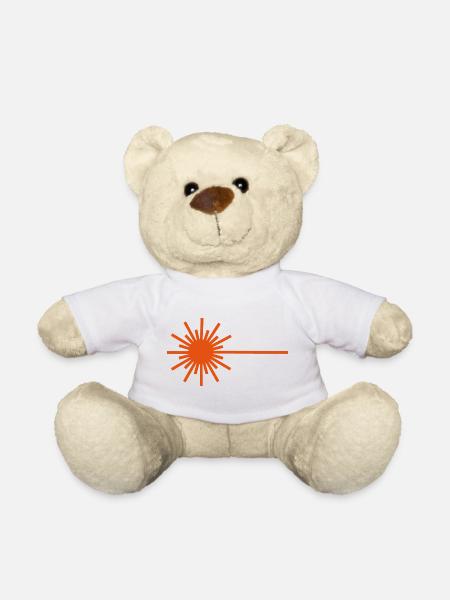 Laser Klassenzeichen - Teddy - Weiß