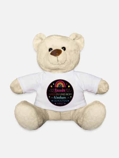Danke dass Du uns beim Wachsen geholfen hast - Teddy - Weiß