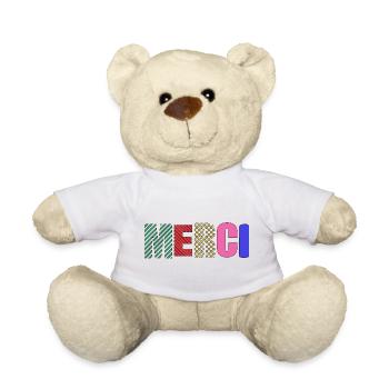Vielen Dank - Teddy - Weiß - Vorne